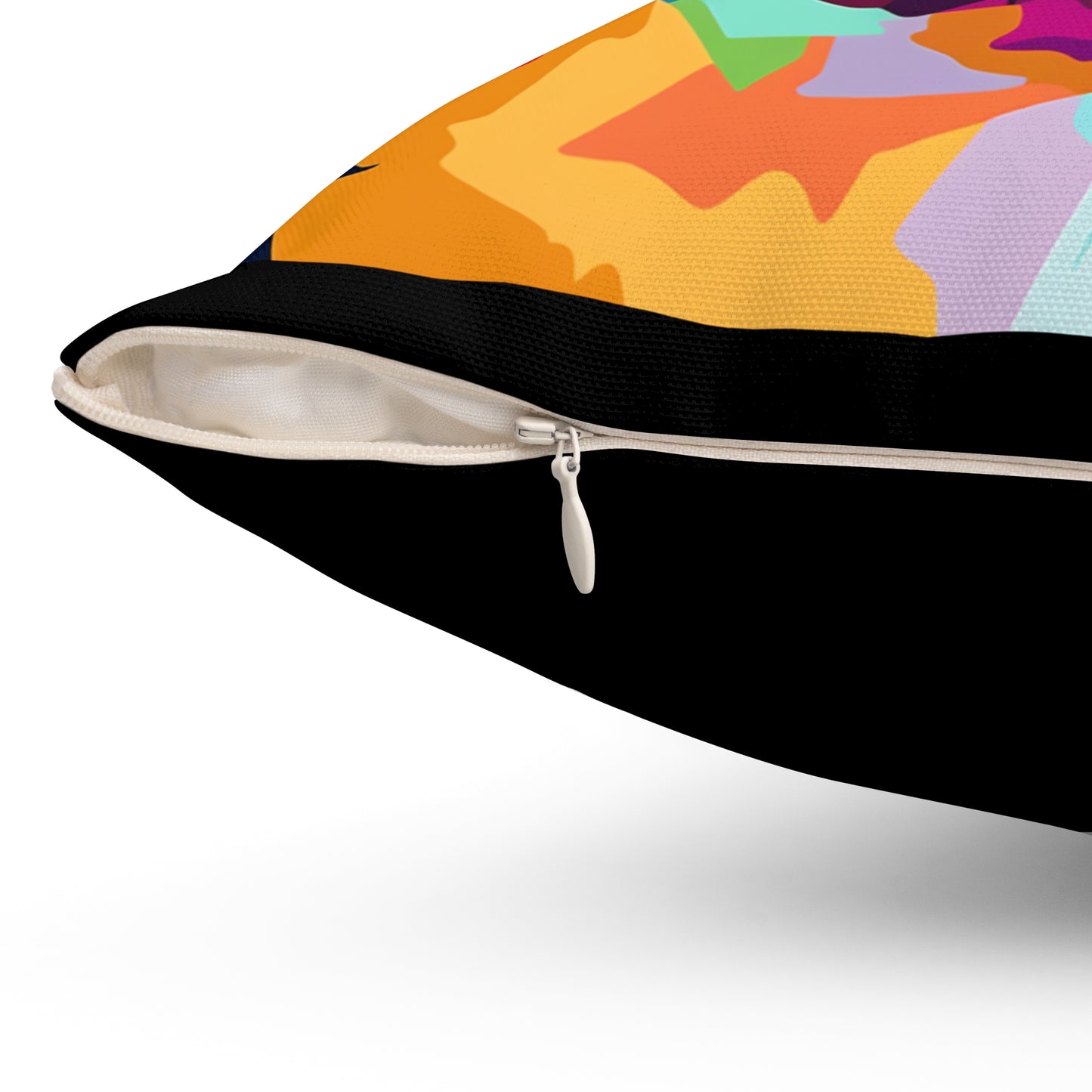 Abstract Puppy Square Pillow