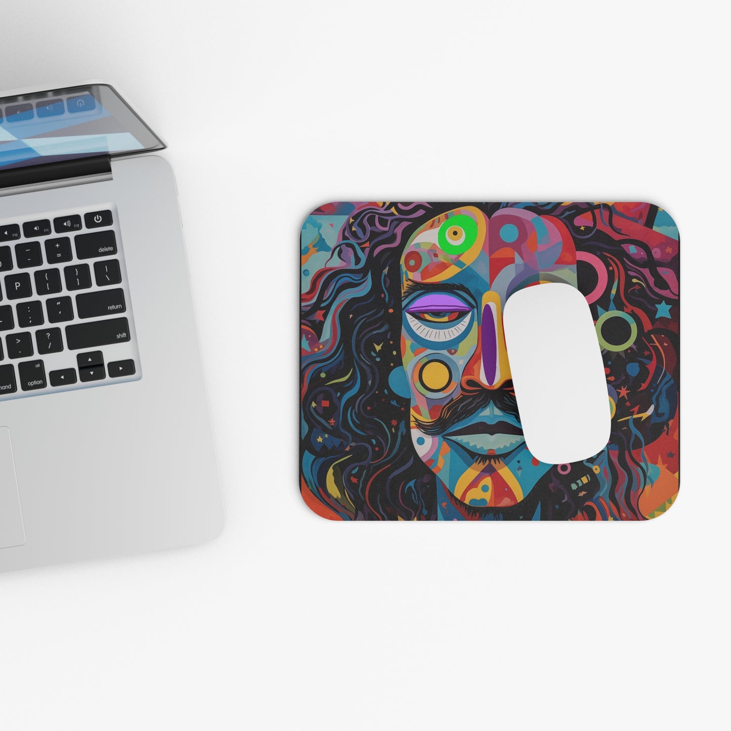 Abstract Man Mouse Pad (Rectangle)