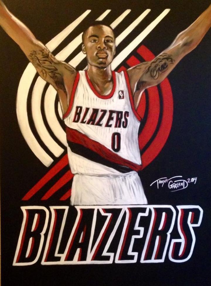 Damian Lillard Portland Trailblazer