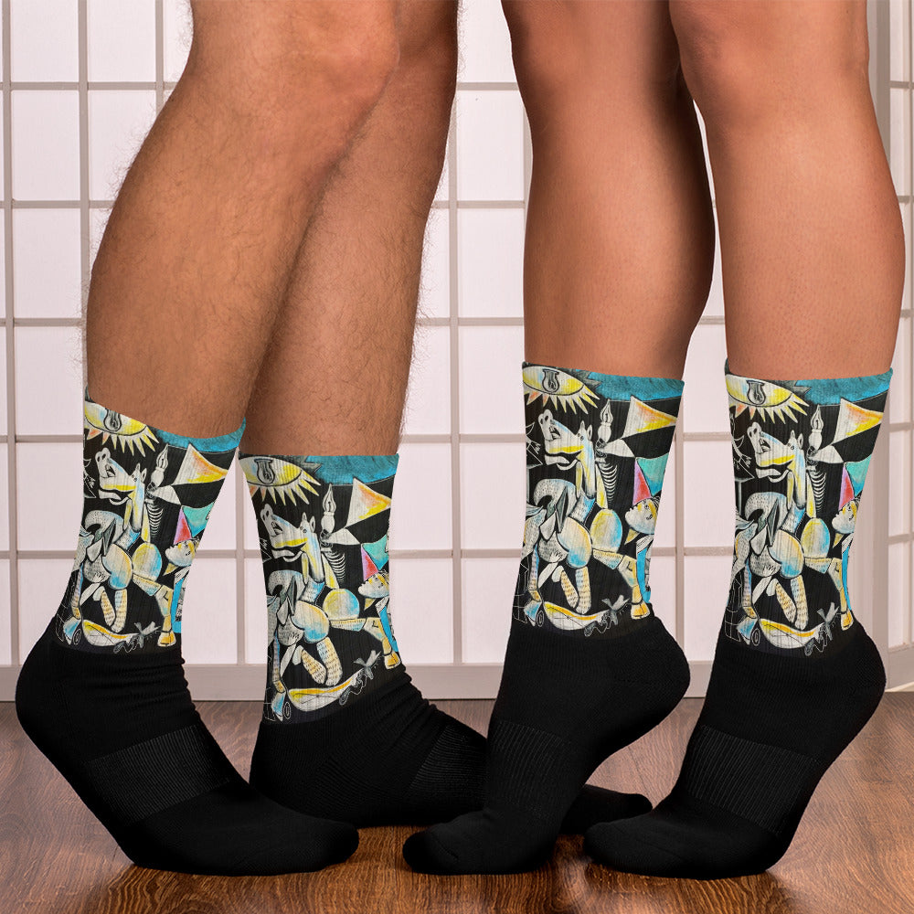 Picasso Inspired Artsy Socks