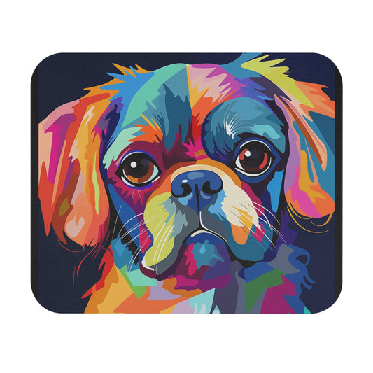 Abstract Puppy Mouse Pad (Rectangle)