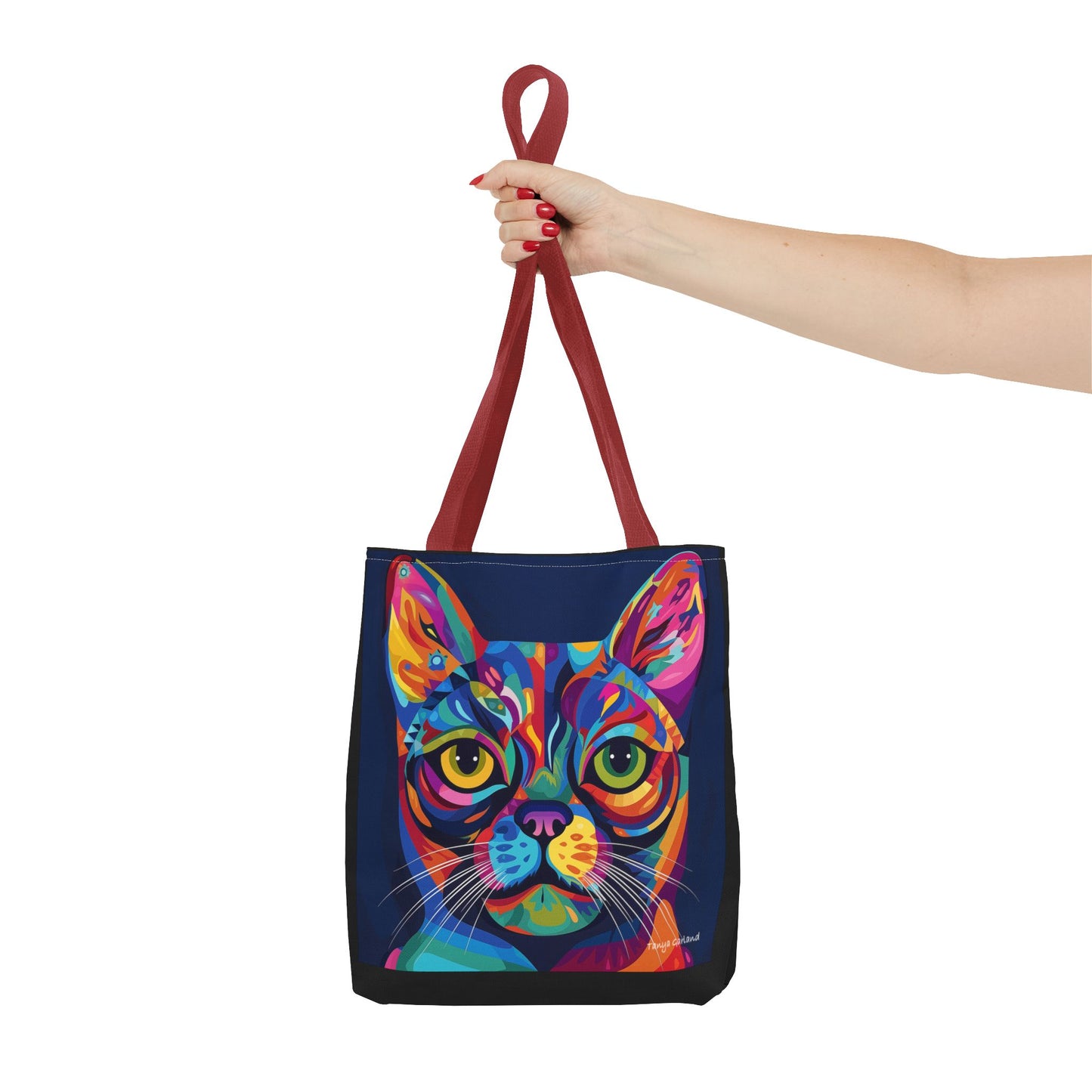 Abstract Cat Tote Bag