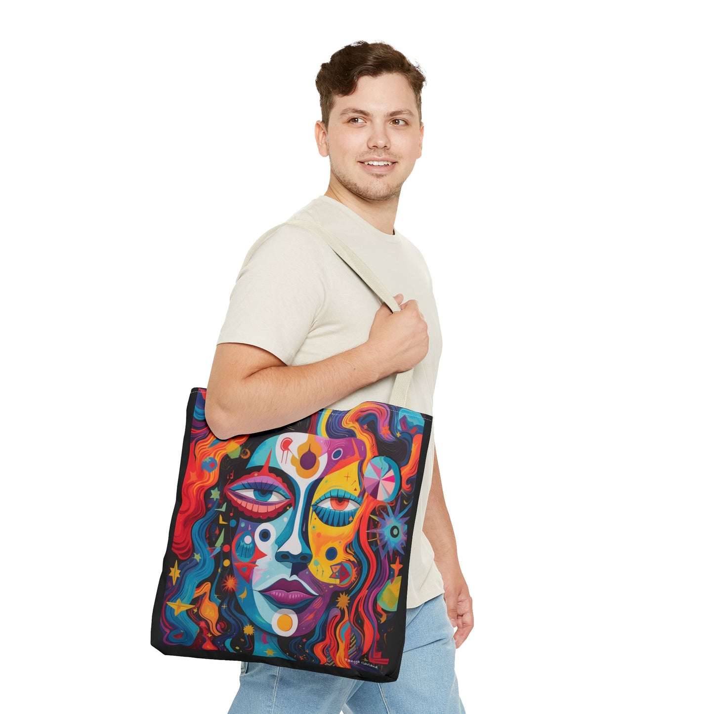 Abstract Lady Tote Bag (AOP)