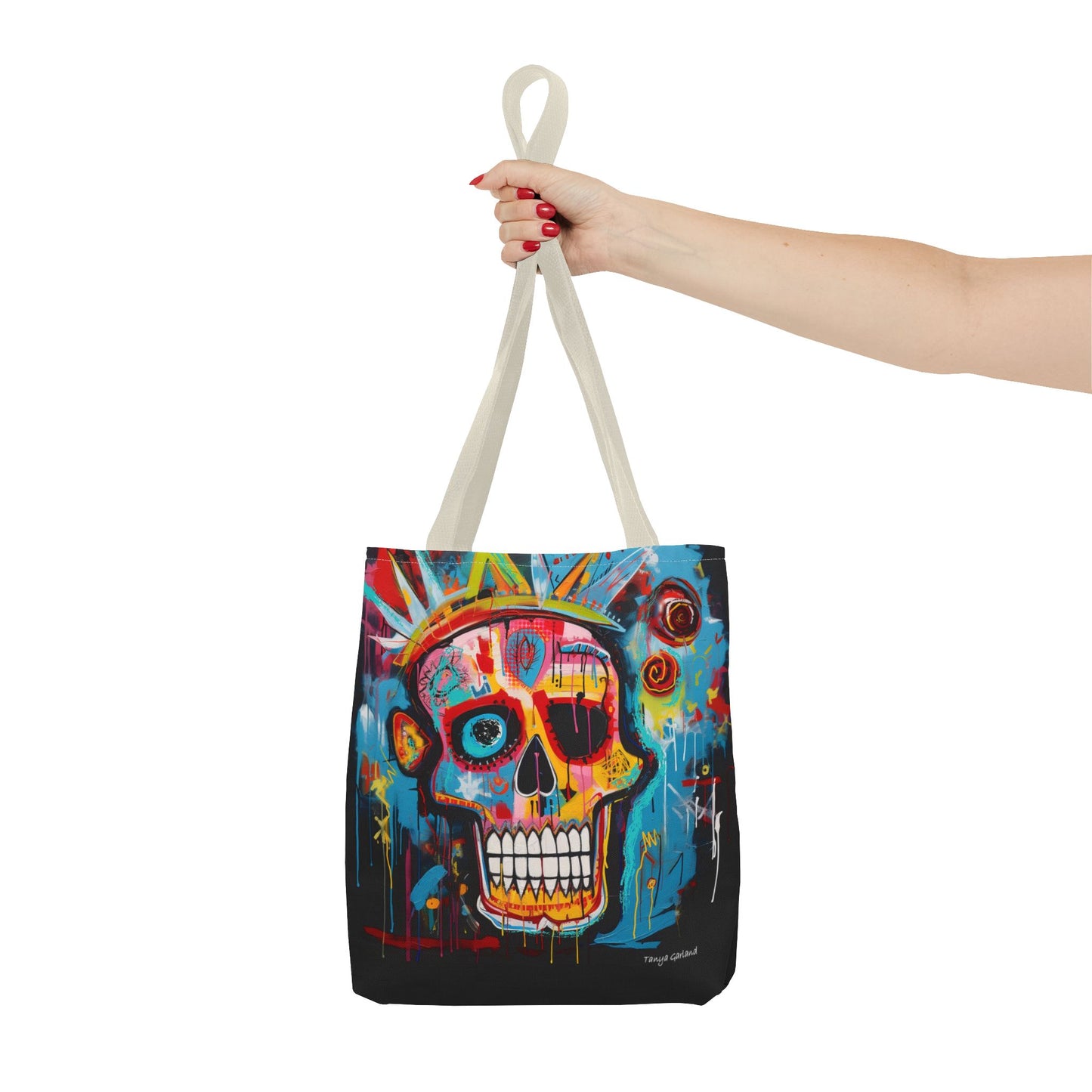 Skull with Crown Tote Bag (AOP)