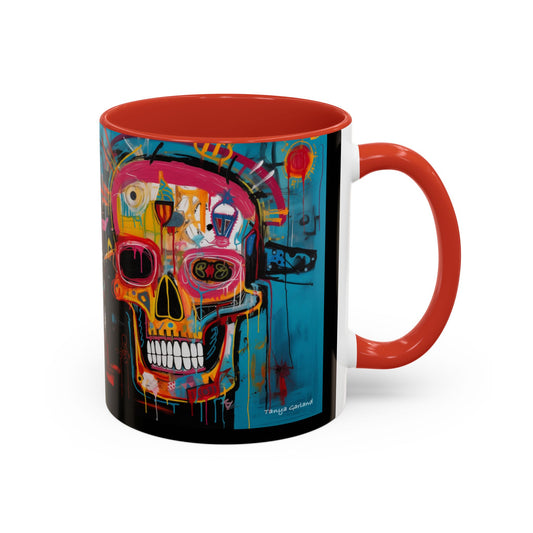 Skull Accent Coffee Mug (11, 15oz)