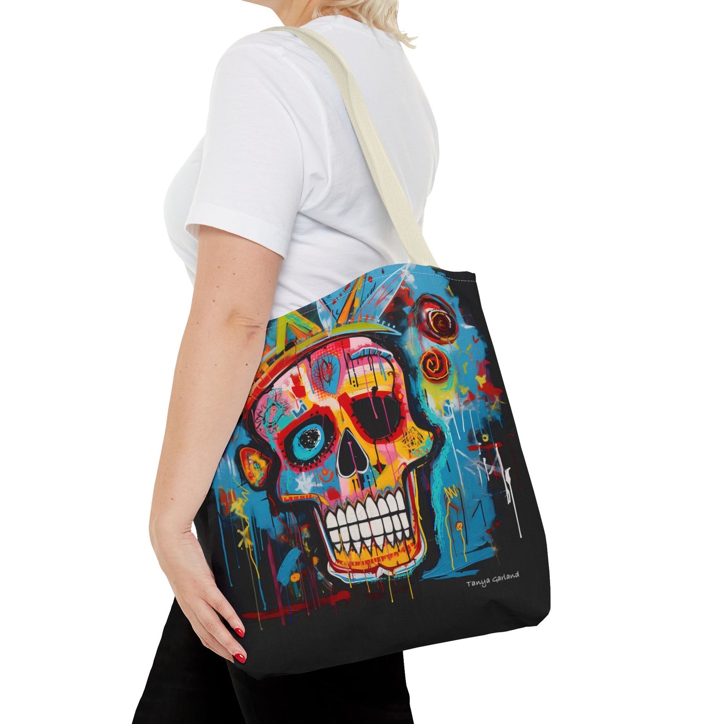 Skull with Crown Tote Bag (AOP)