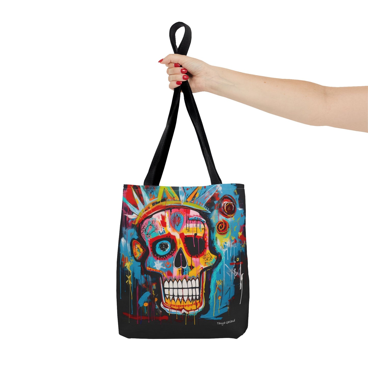 Skull with Crown Tote Bag (AOP)