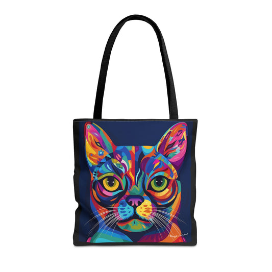 Abstract Cat Tote Bag