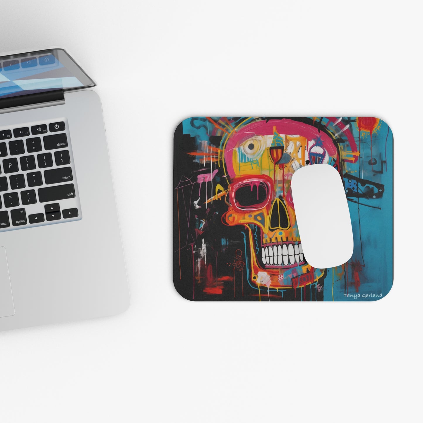 Skull Mouse Pad (Rectangle)