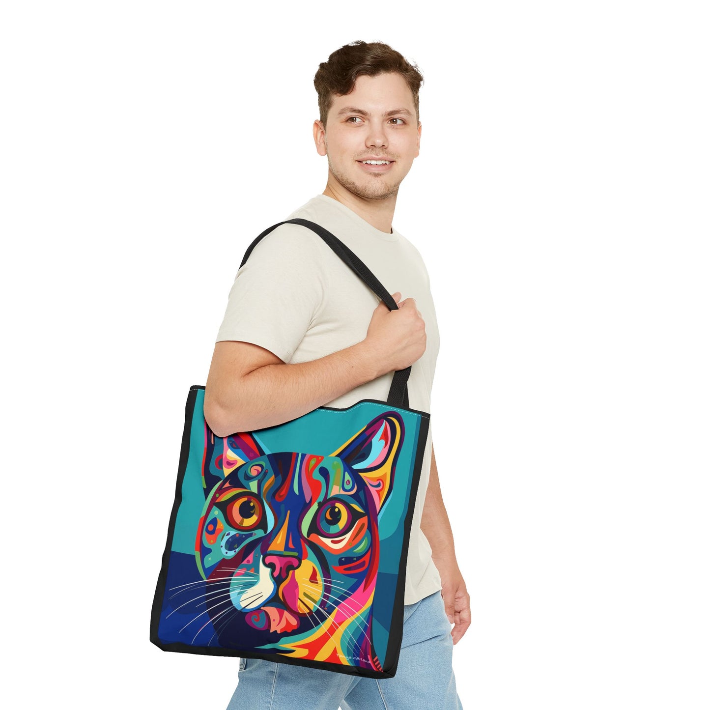 Abstract Kitty Tote Bag