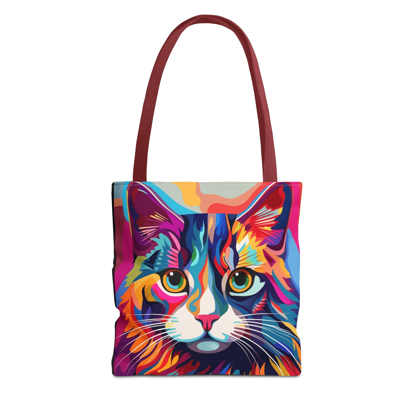 Modern Art Cat Tote Bag