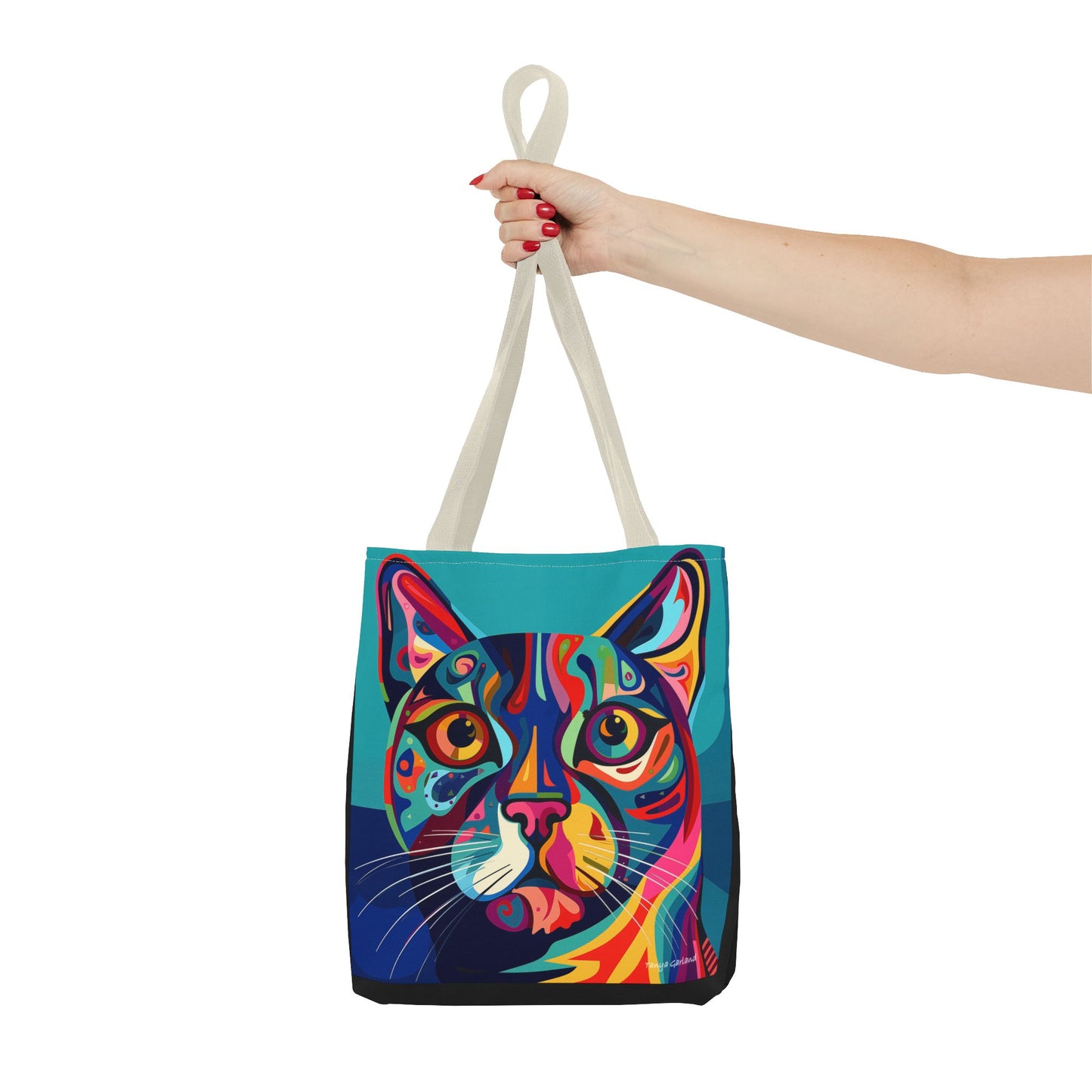 Abstract Kitty Tote Bag