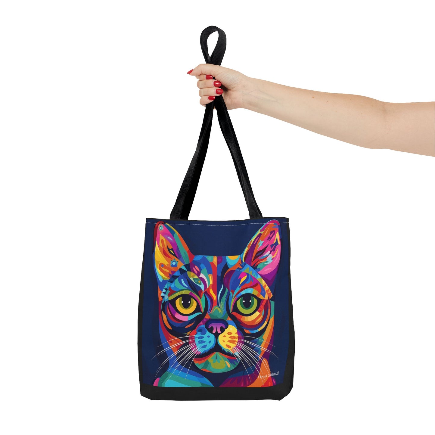 Abstract Cat Tote Bag