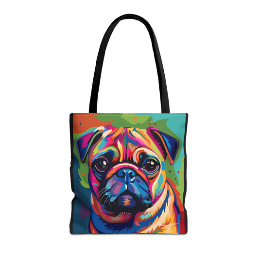 Pug Tote Bag (AOP)