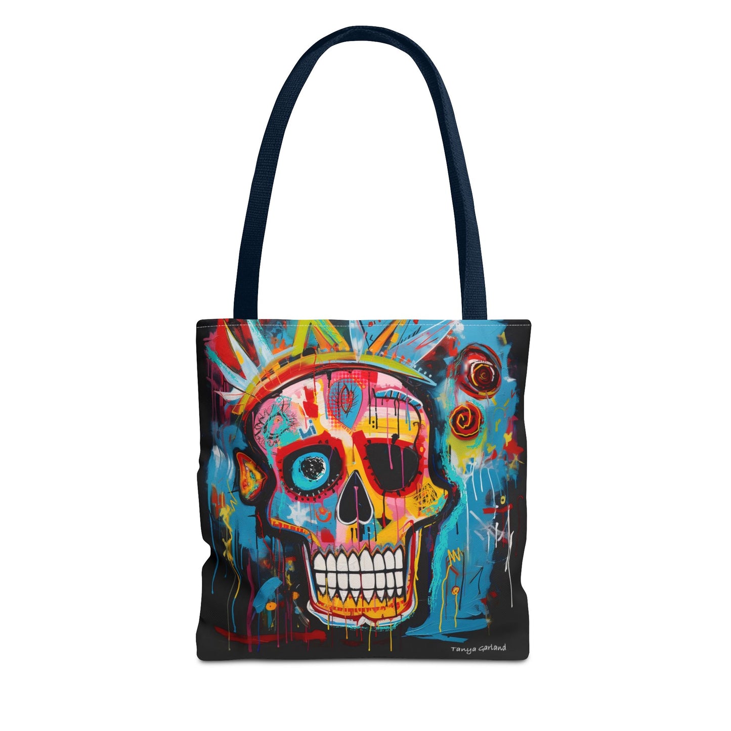 Skull with Crown Tote Bag (AOP)