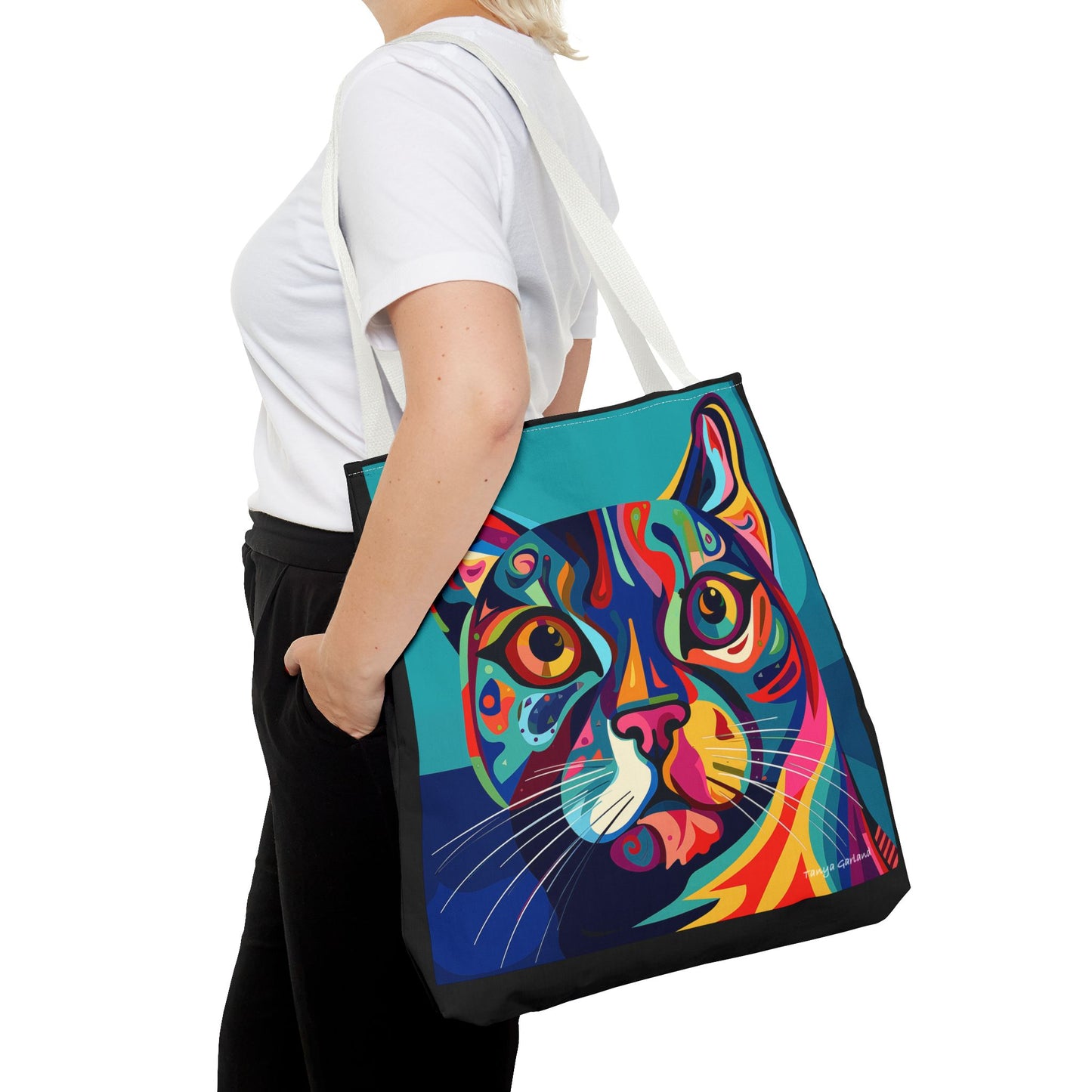 Abstract Kitty Tote Bag