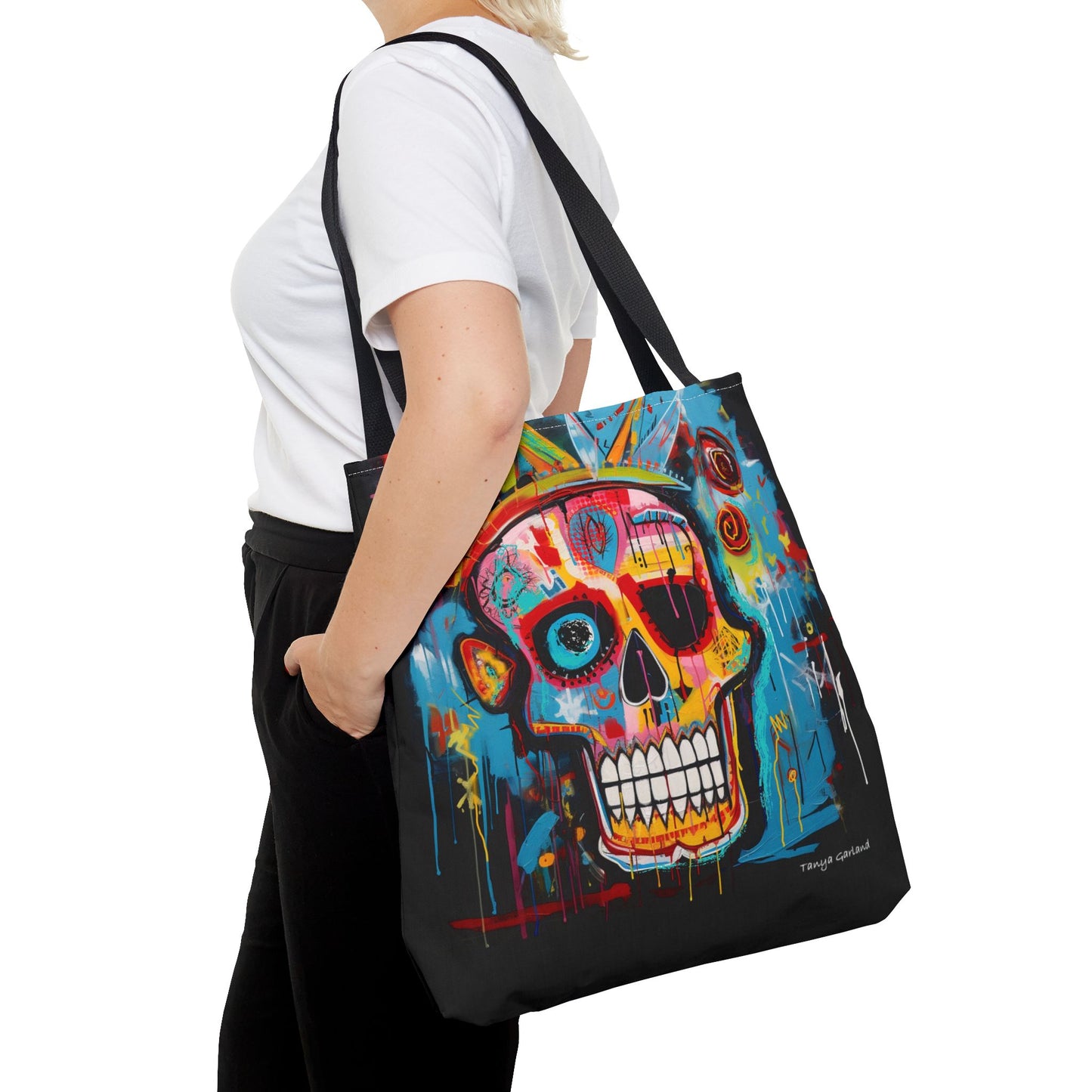 Skull with Crown Tote Bag (AOP)