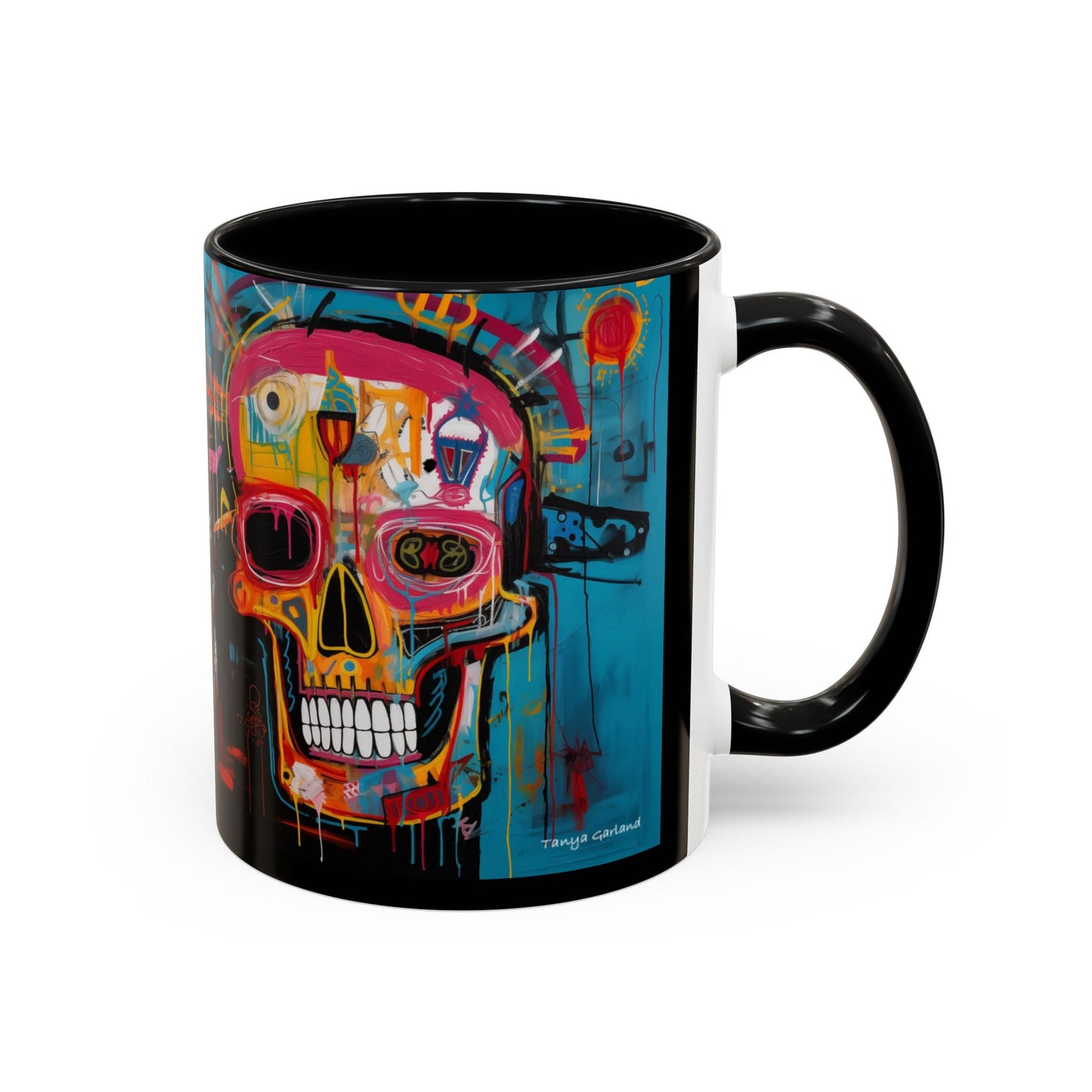 Skull Accent Coffee Mug (11, 15oz)