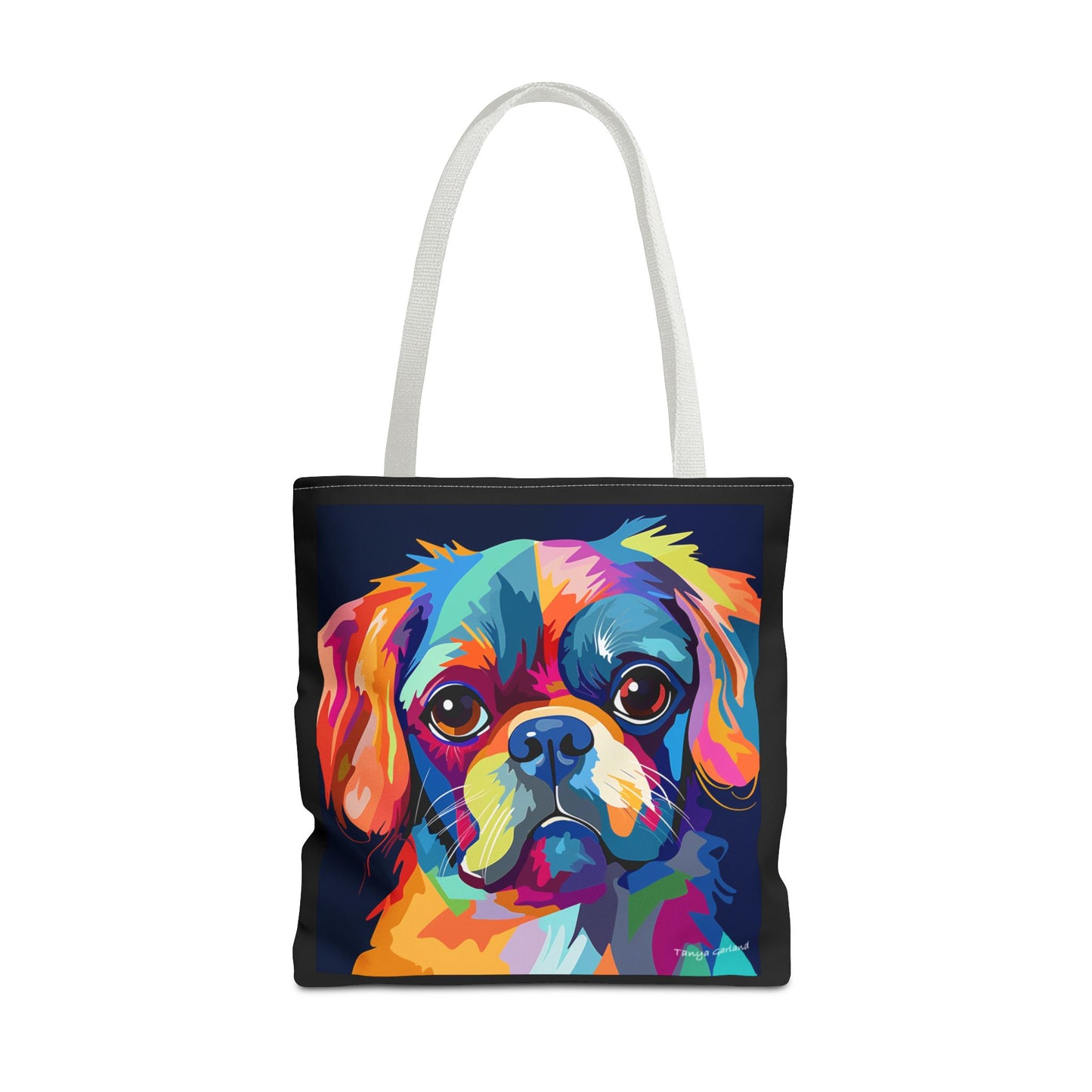 Abstract Puppy Tote Bag