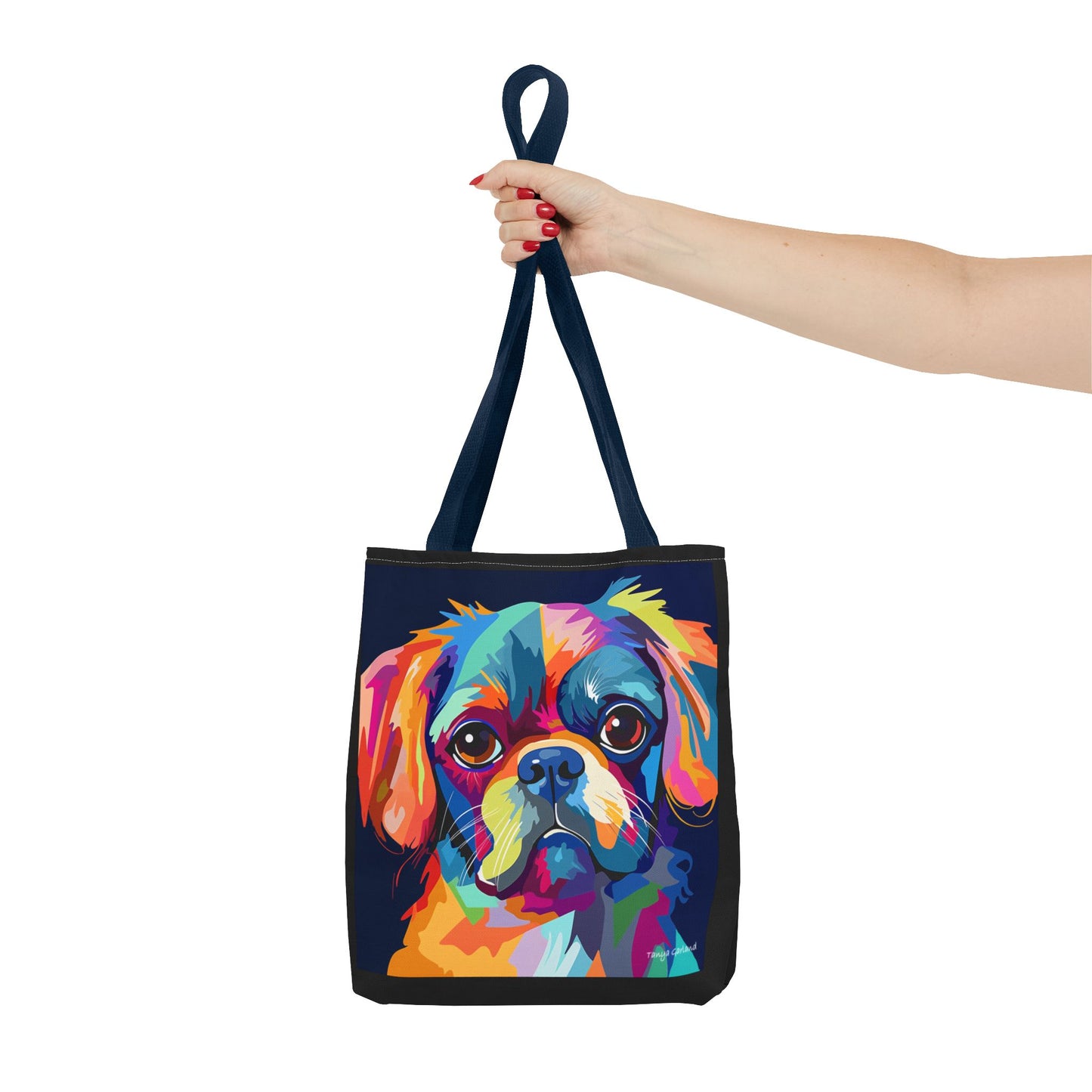 Abstract Puppy Tote Bag