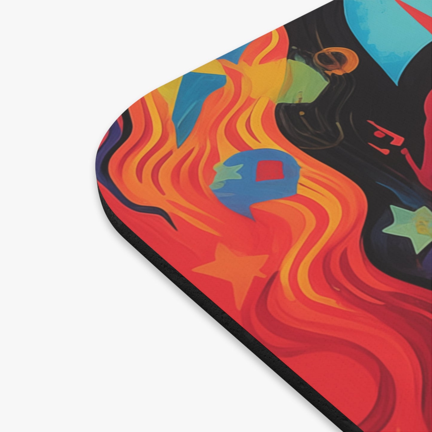 Abstract Lady Mouse Pad (Rectangle)