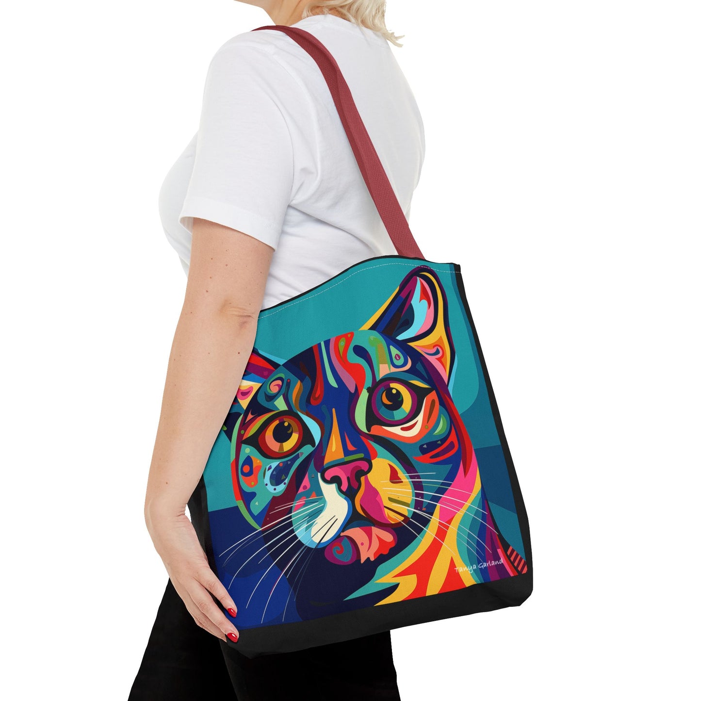 Abstract Kitty Tote Bag