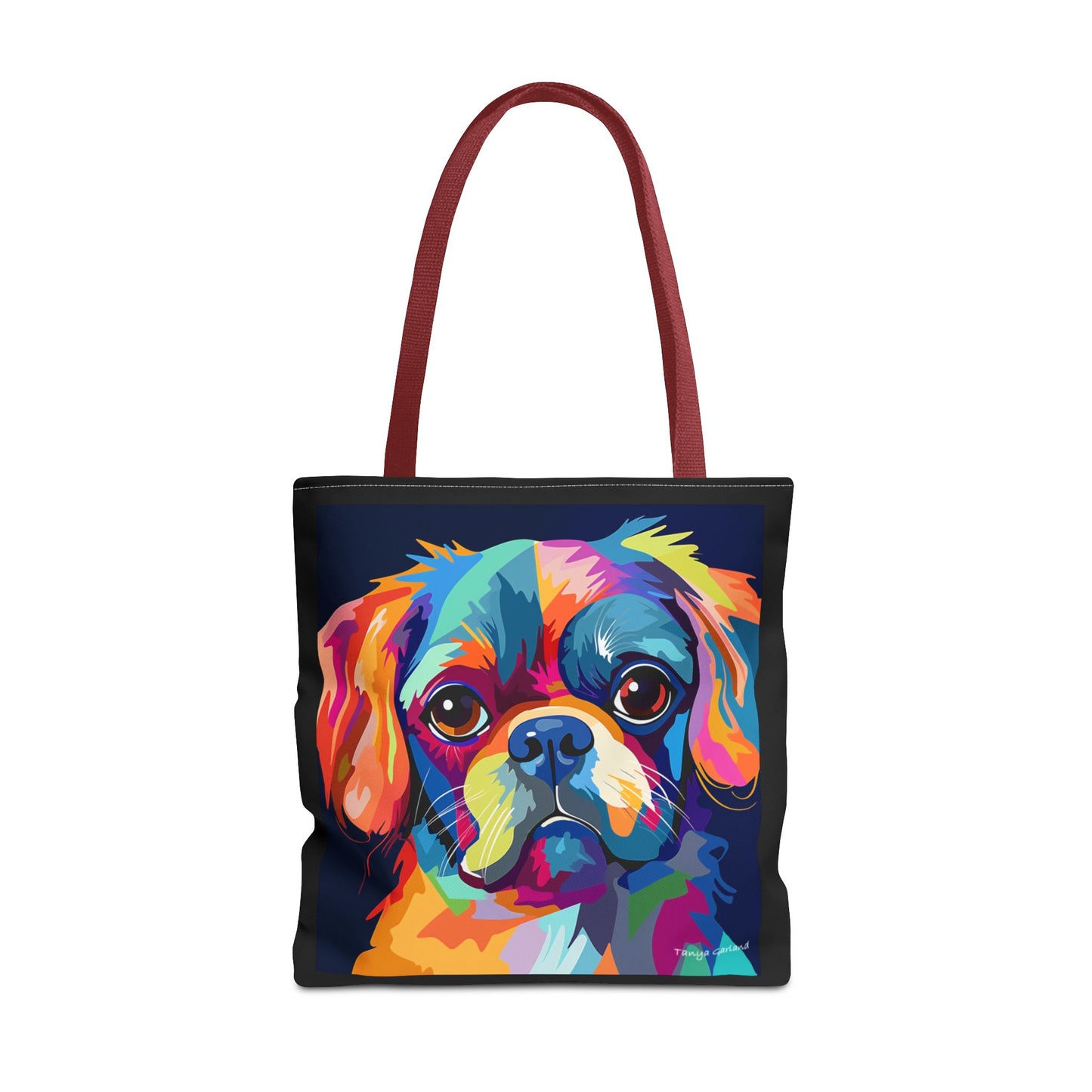 Abstract Puppy Tote Bag