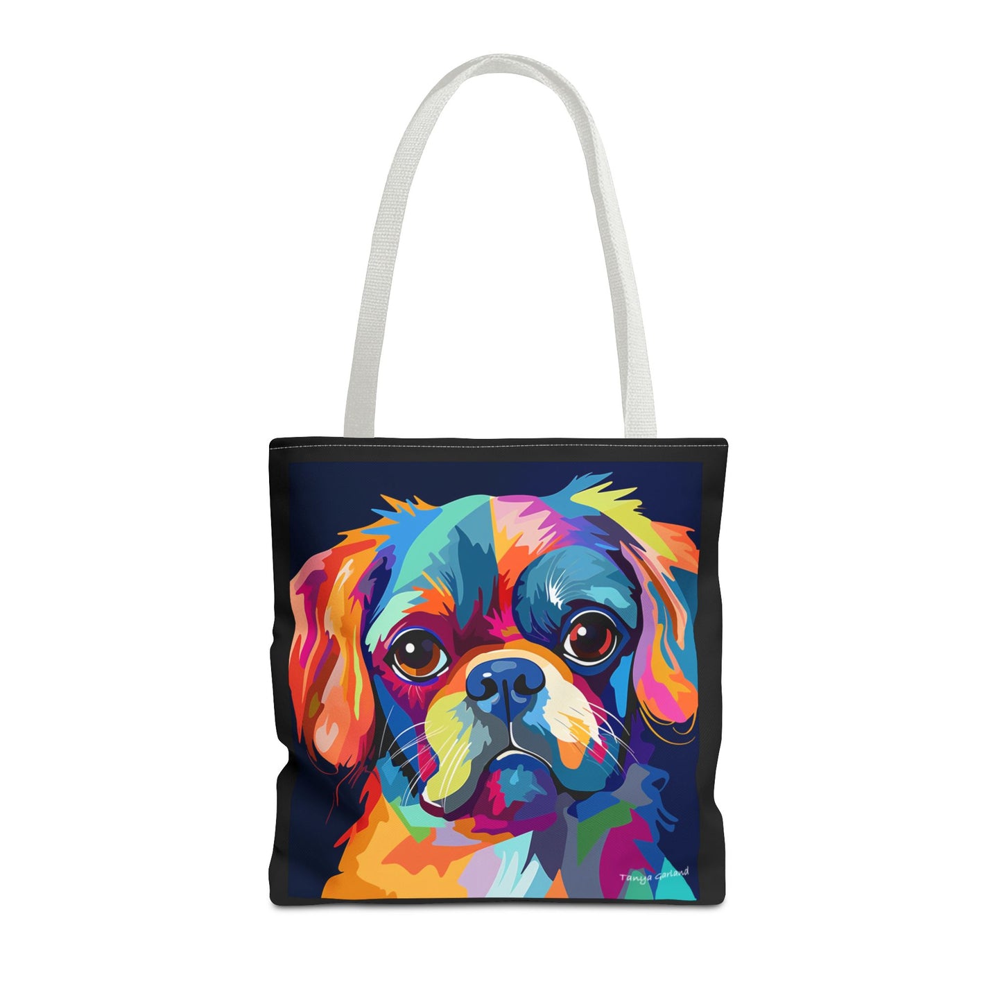 Abstract Puppy Tote Bag