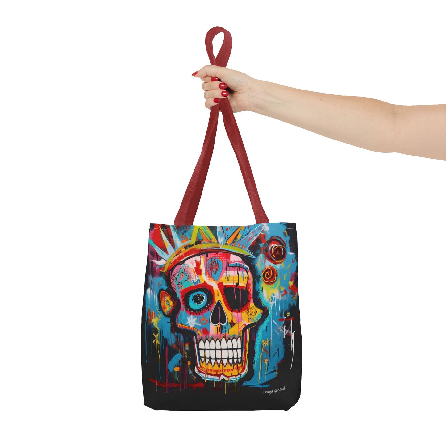 Skull with Crown Tote Bag (AOP)