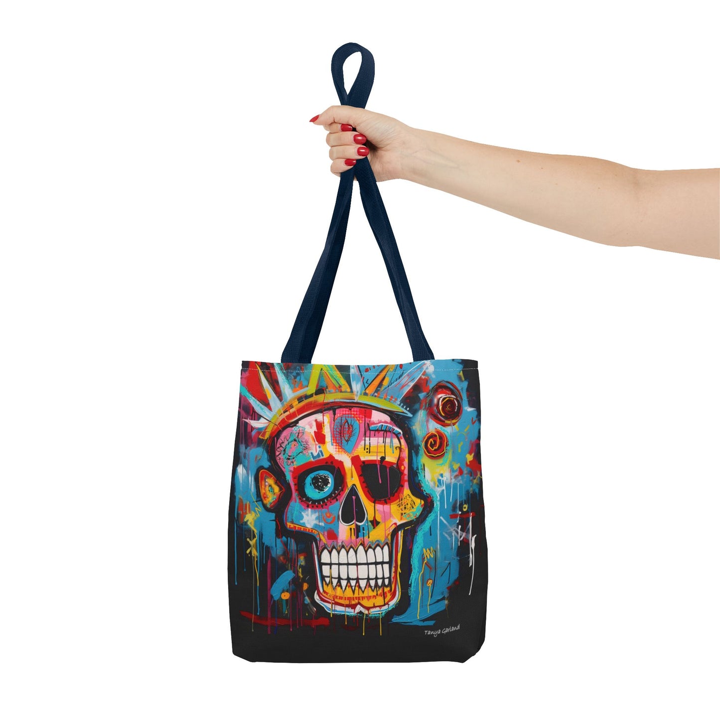 Skull with Crown Tote Bag (AOP)