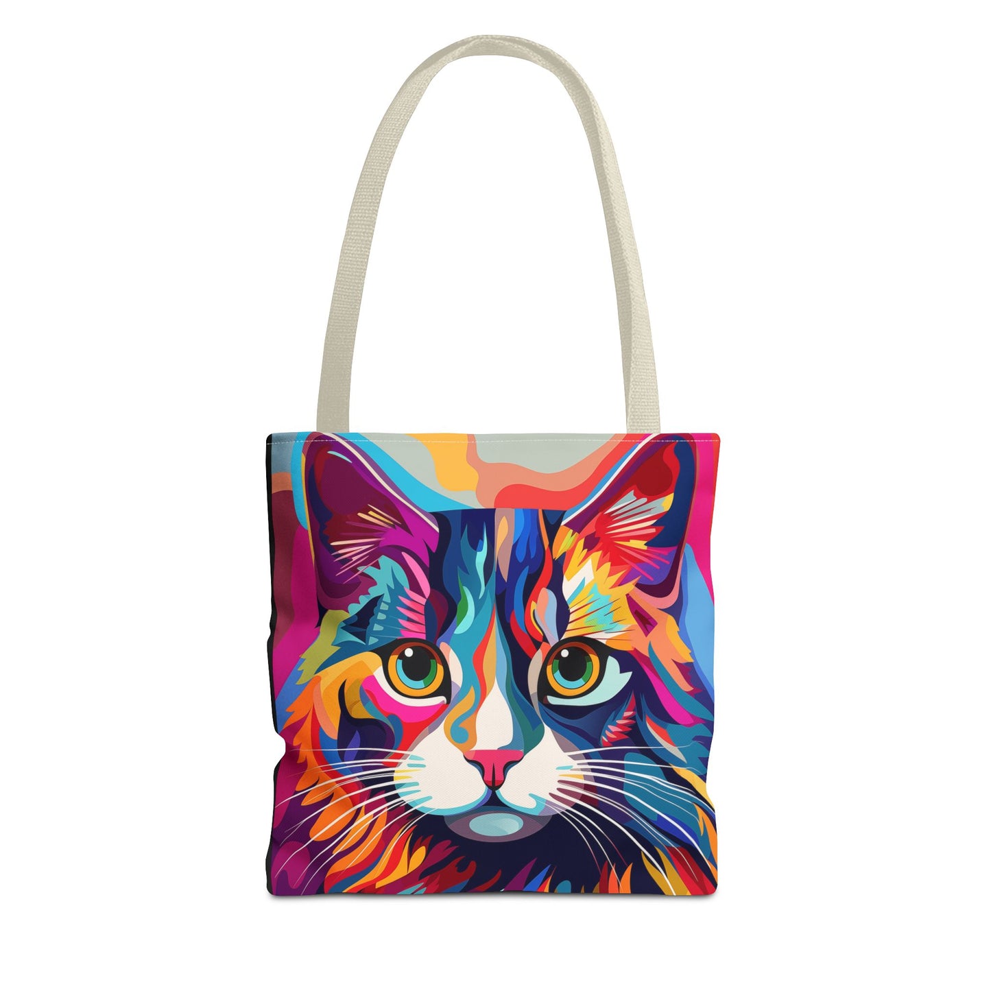 Modern Art Cat Tote Bag