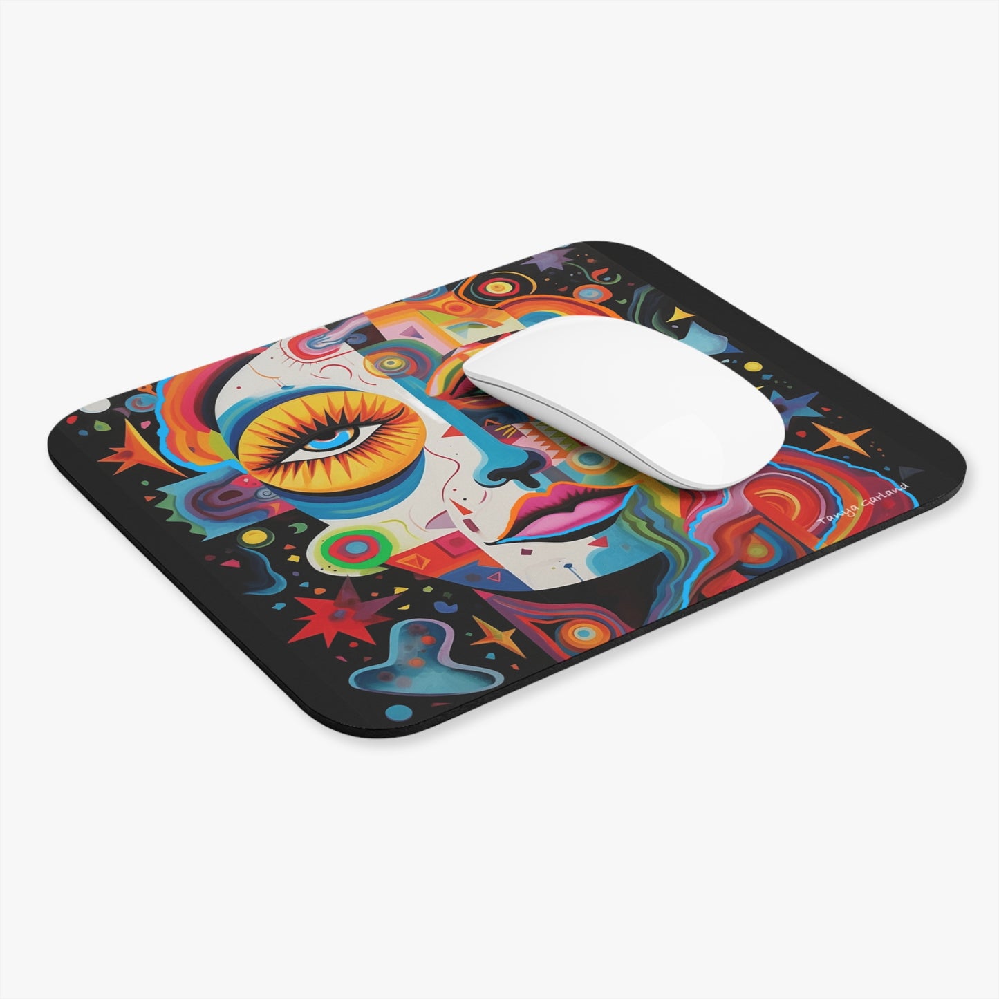 Artsy Lady Mouse Pad (Rectangle)