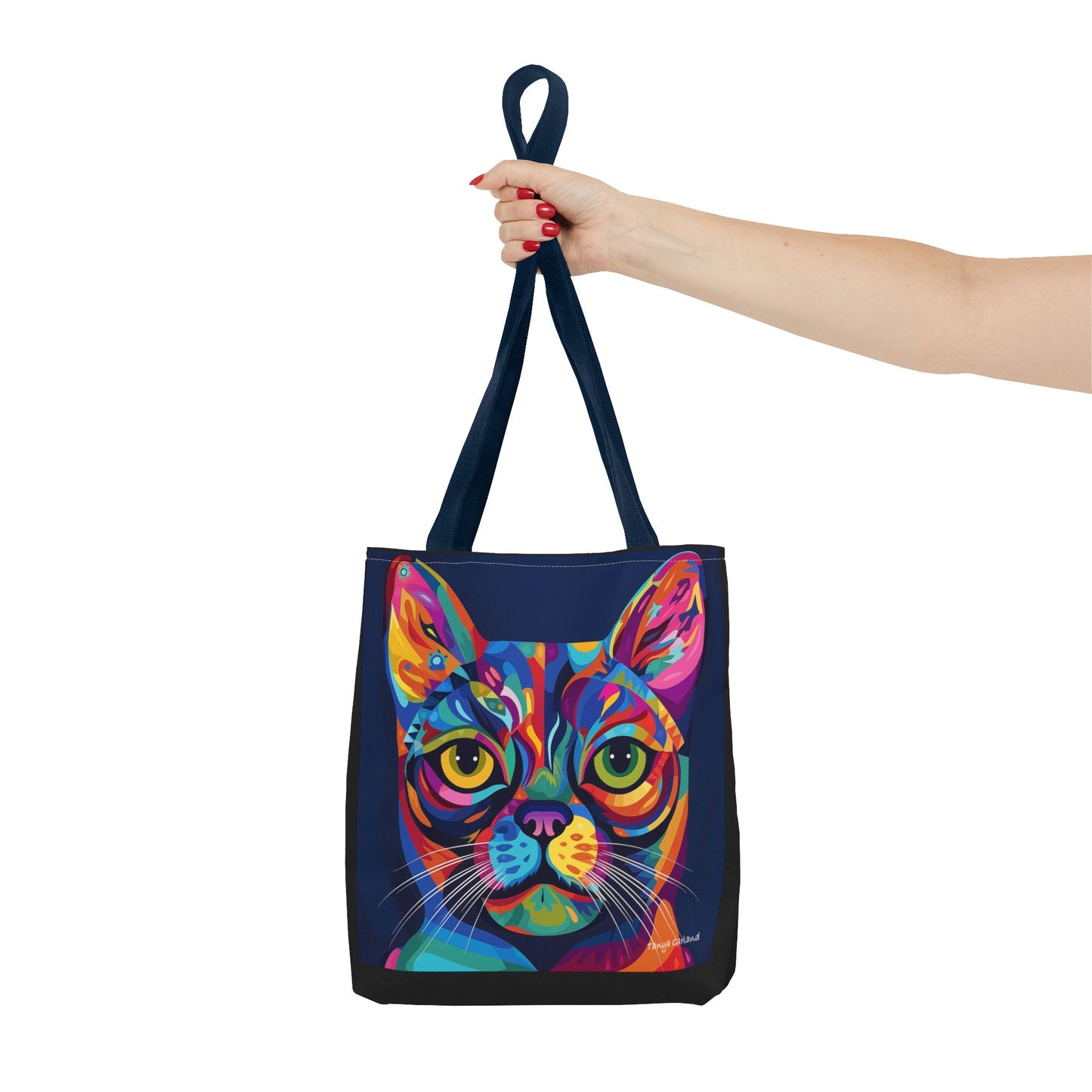 Abstract Cat Tote Bag