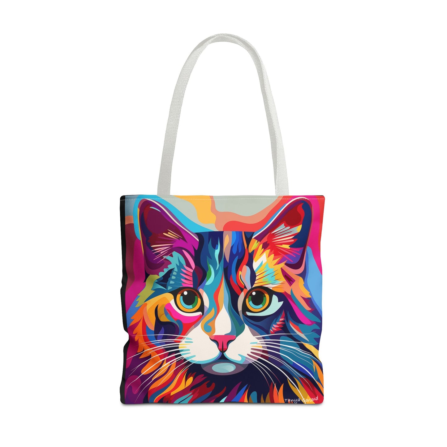 Modern Art Cat Tote Bag