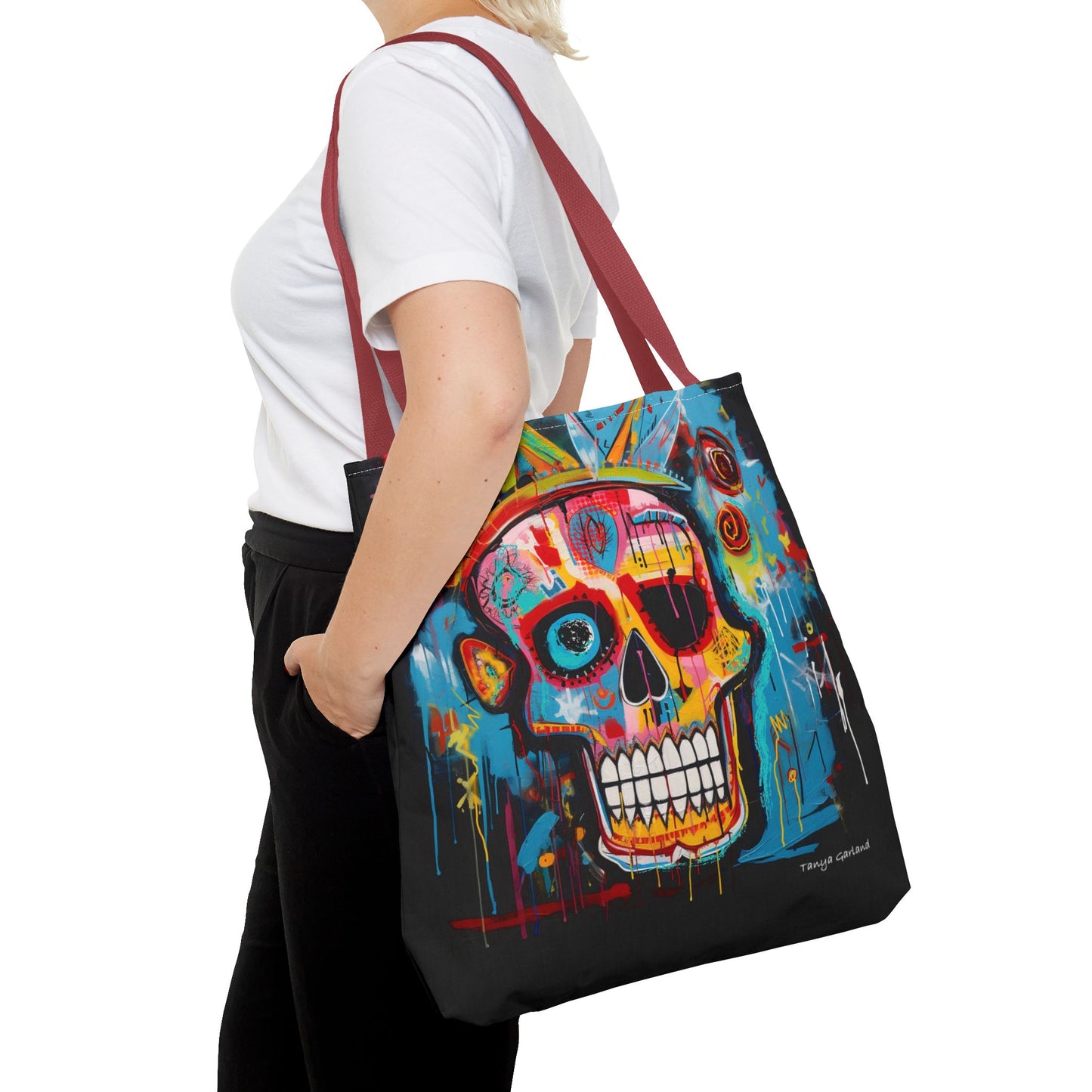 Skull with Crown Tote Bag (AOP)