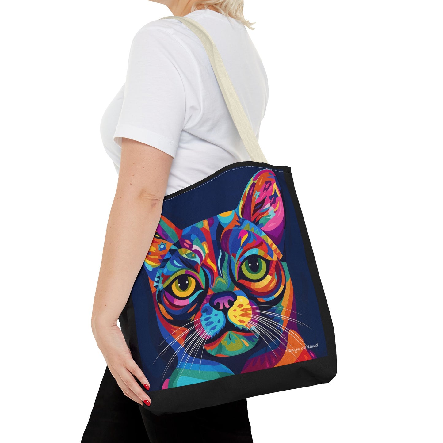 Abstract Cat Tote Bag