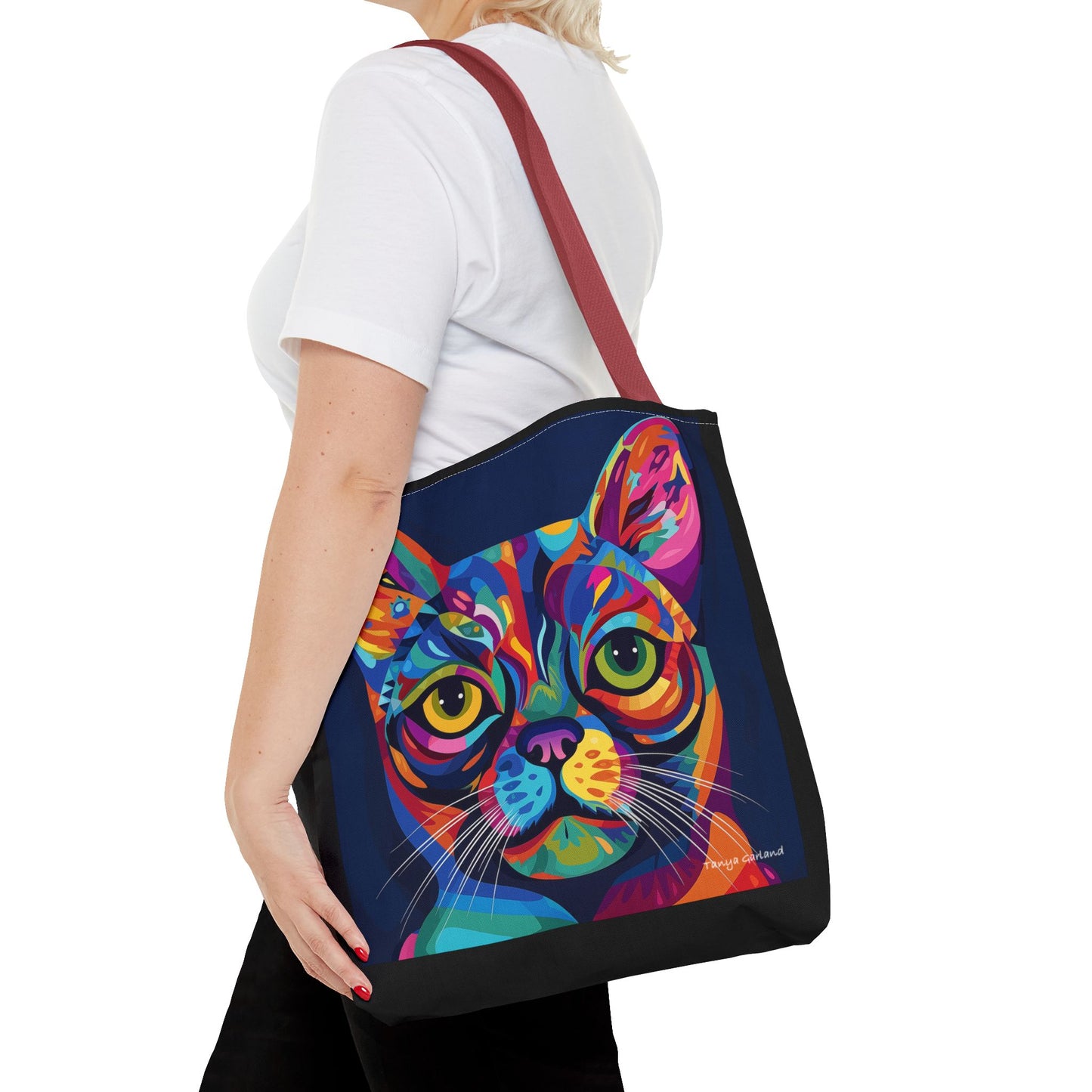 Abstract Cat Tote Bag