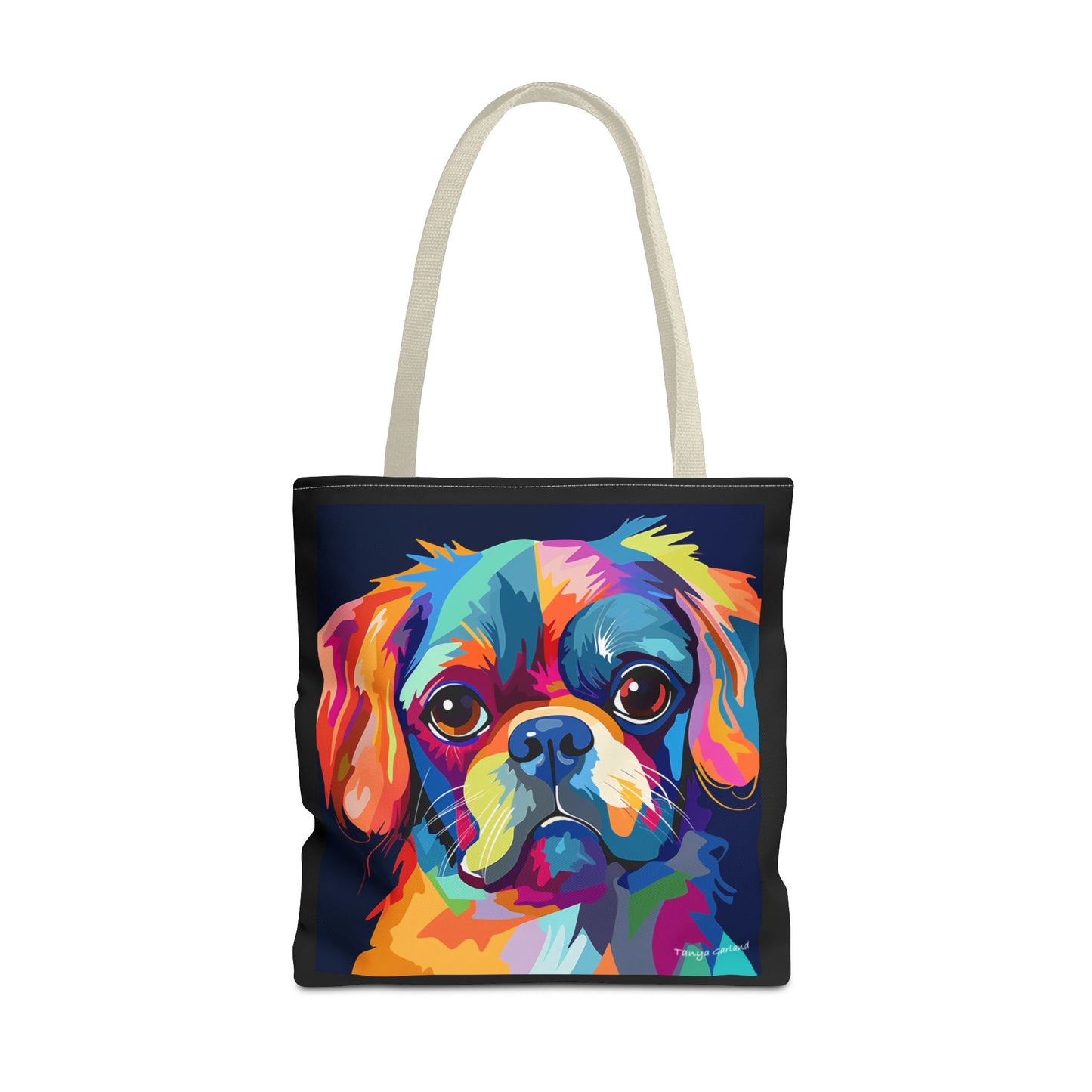 Abstract Puppy Tote Bag