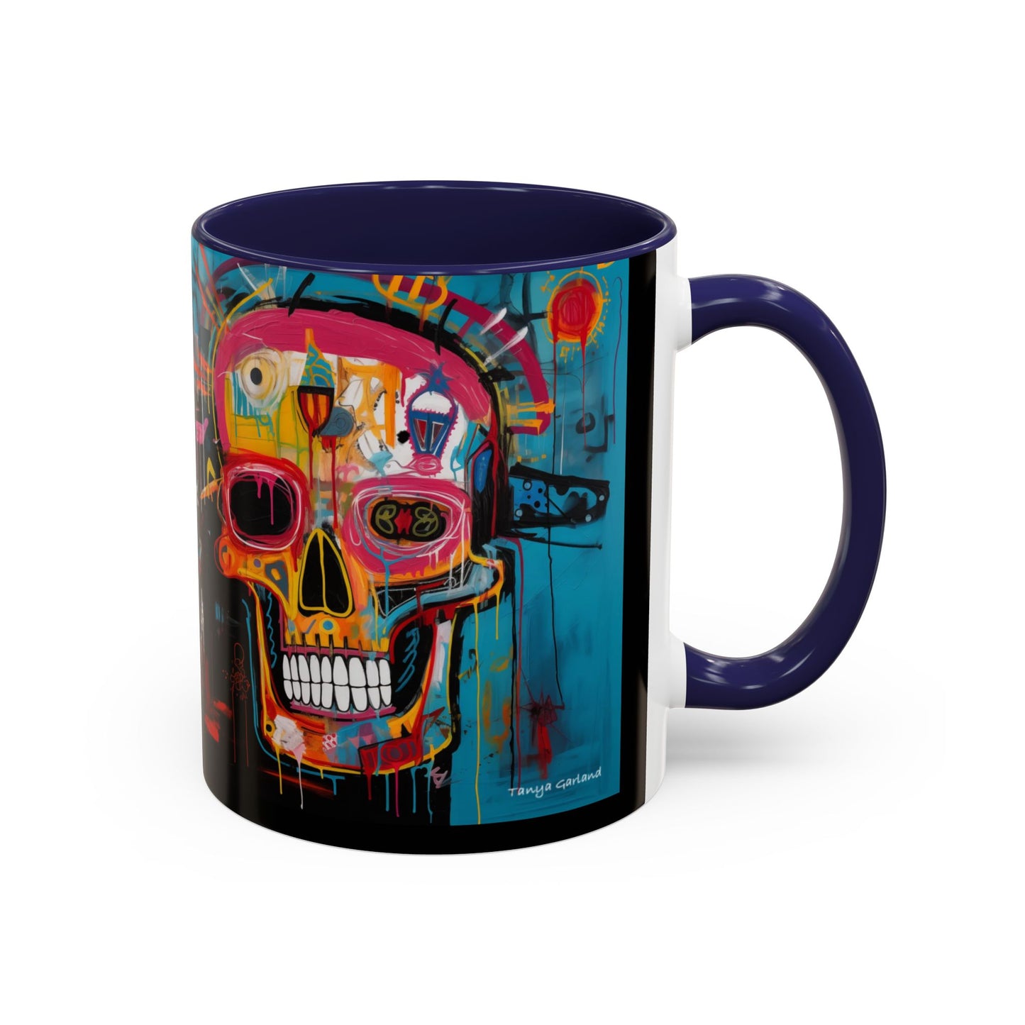 Skull Accent Coffee Mug (11, 15oz)