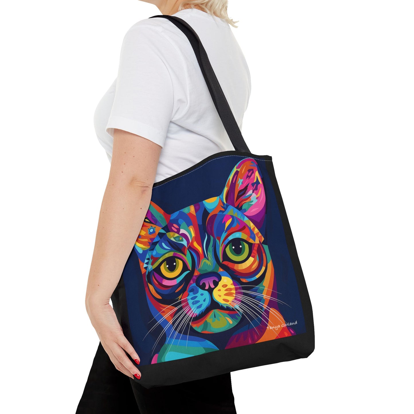 Abstract Cat Tote Bag