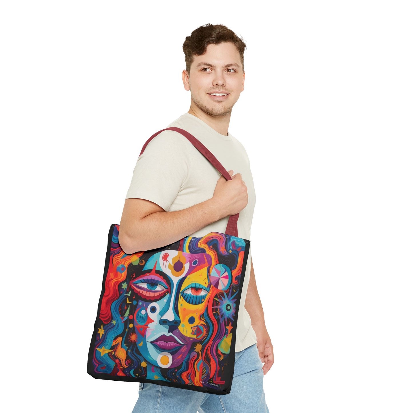 Abstract Lady Tote Bag (AOP)