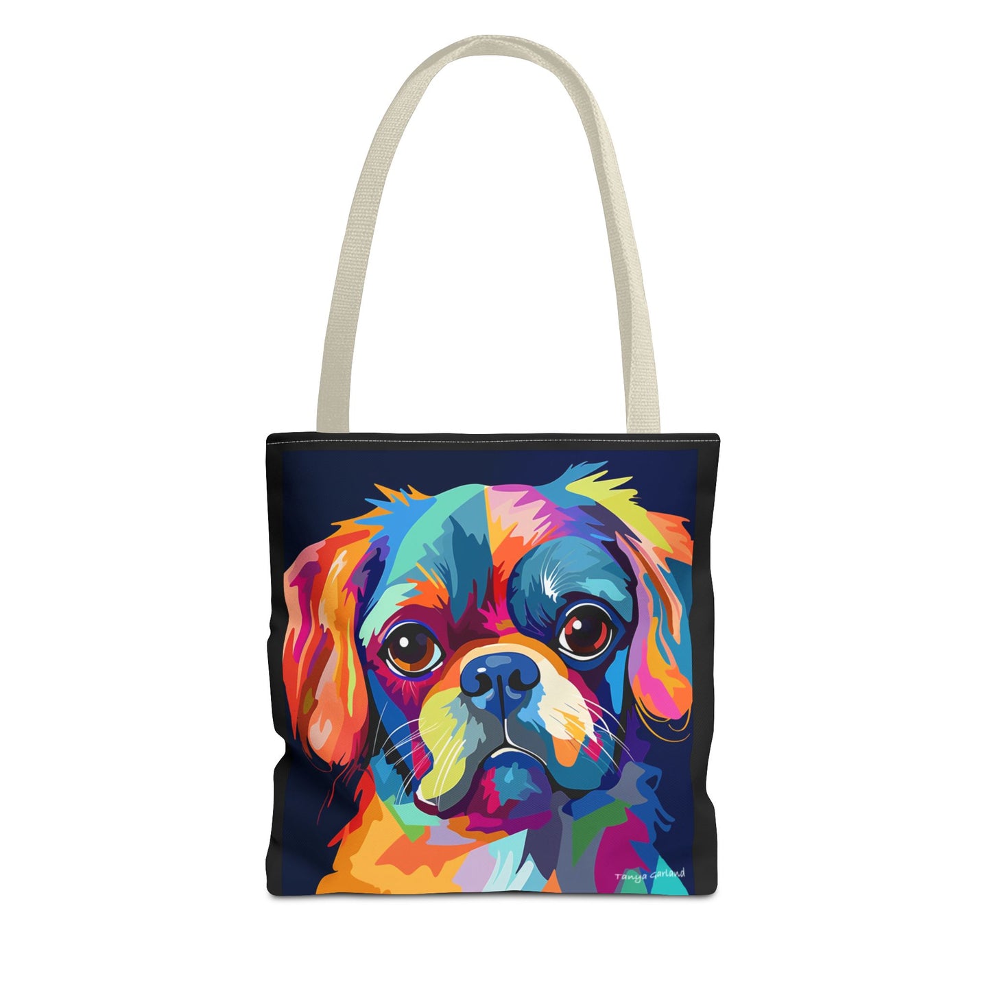 Abstract Puppy Tote Bag