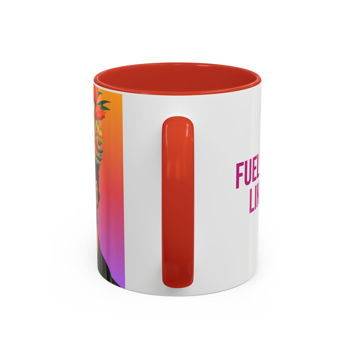 Fuel your Fire Like Frida! Accent Coffee Mug (11, 15oz)