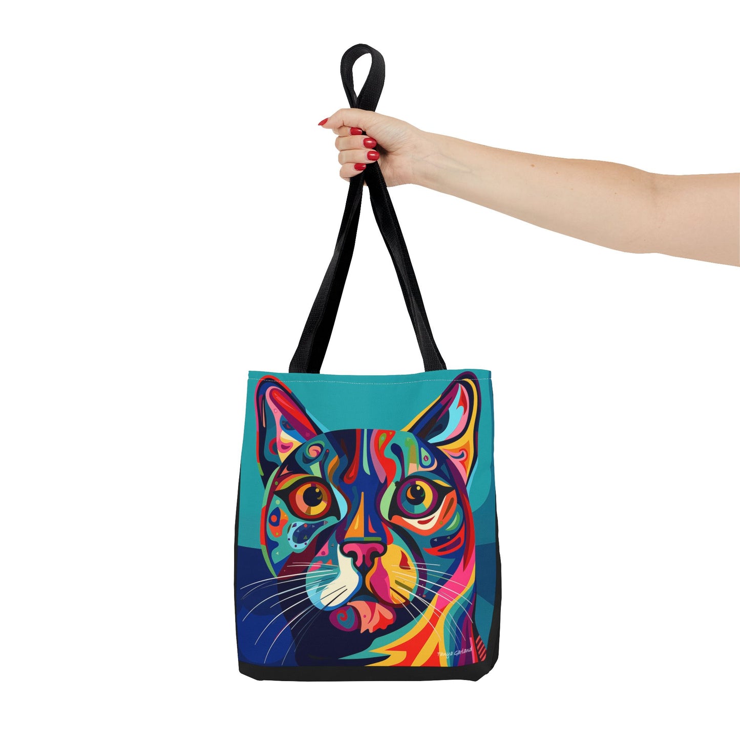 Abstract Kitty Tote Bag