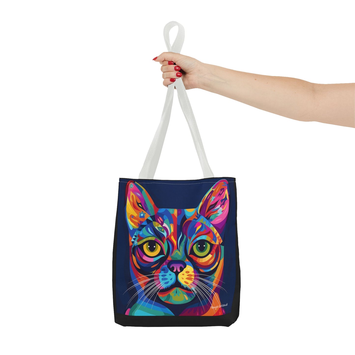 Abstract Cat Tote Bag