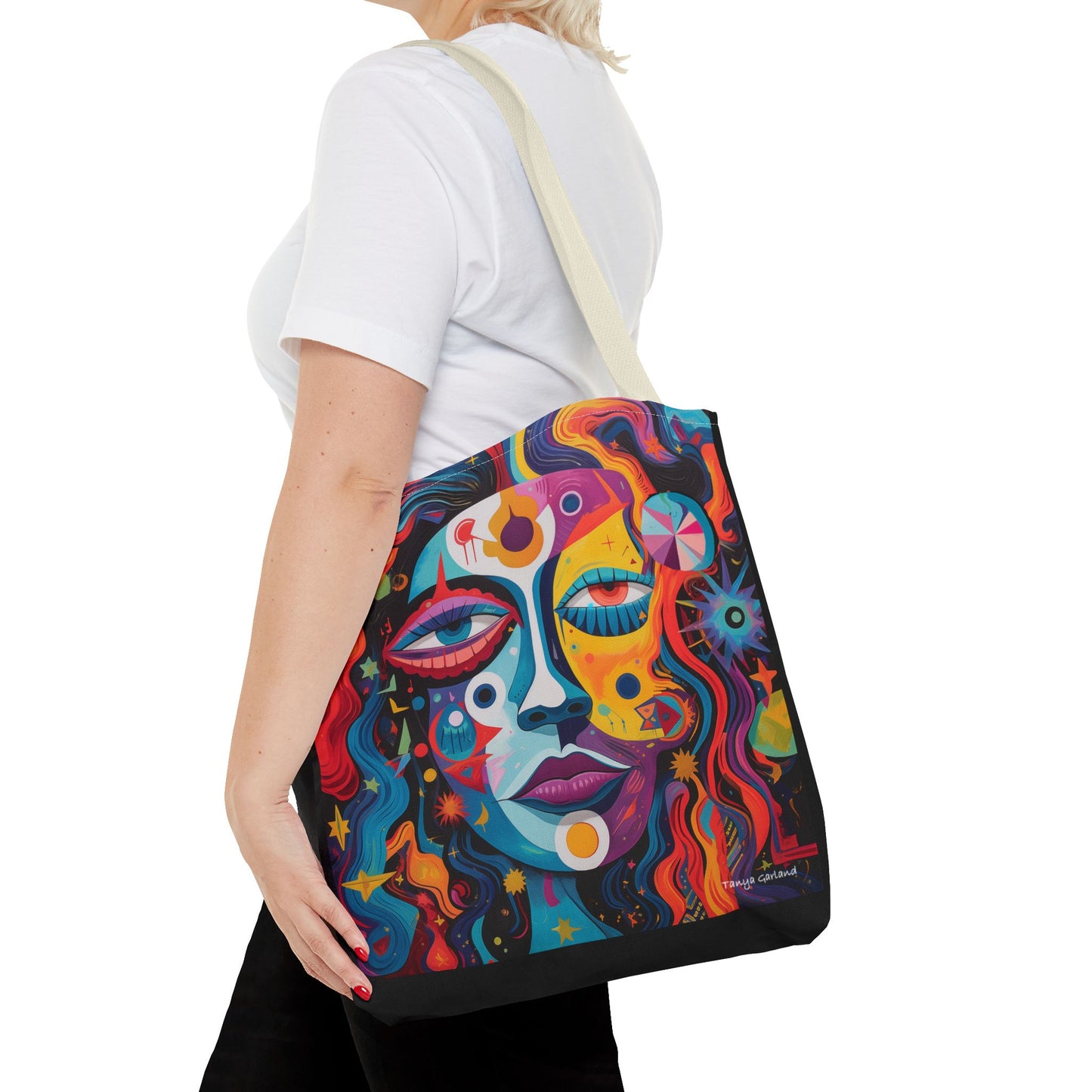 Abstract Lady Tote Bag (AOP)