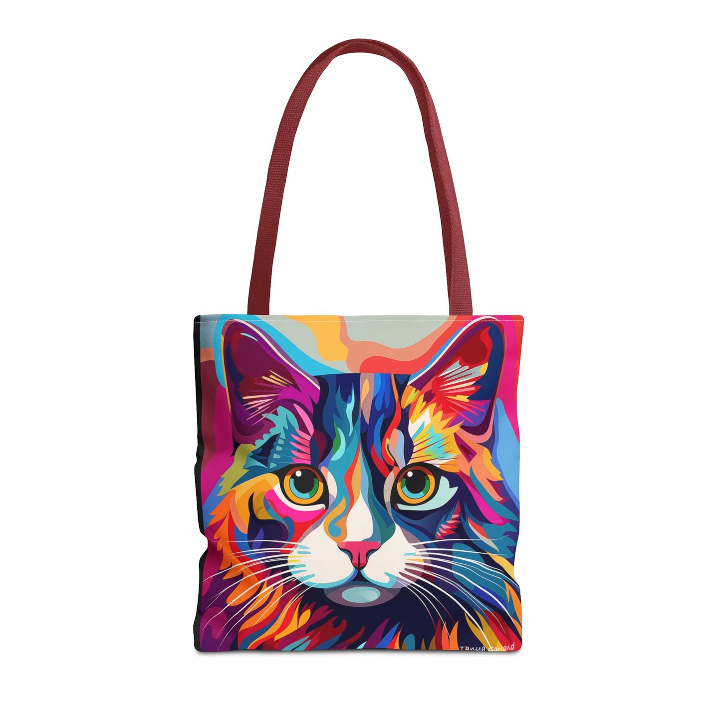 Modern Art Cat Tote Bag