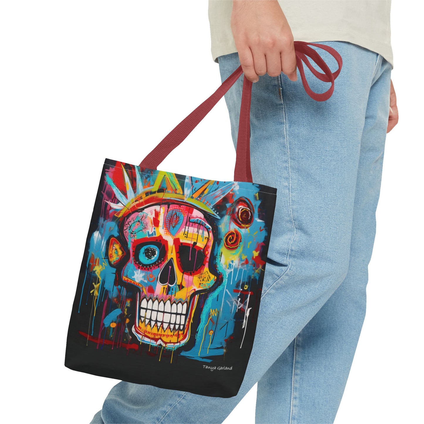 Skull with Crown Tote Bag (AOP)