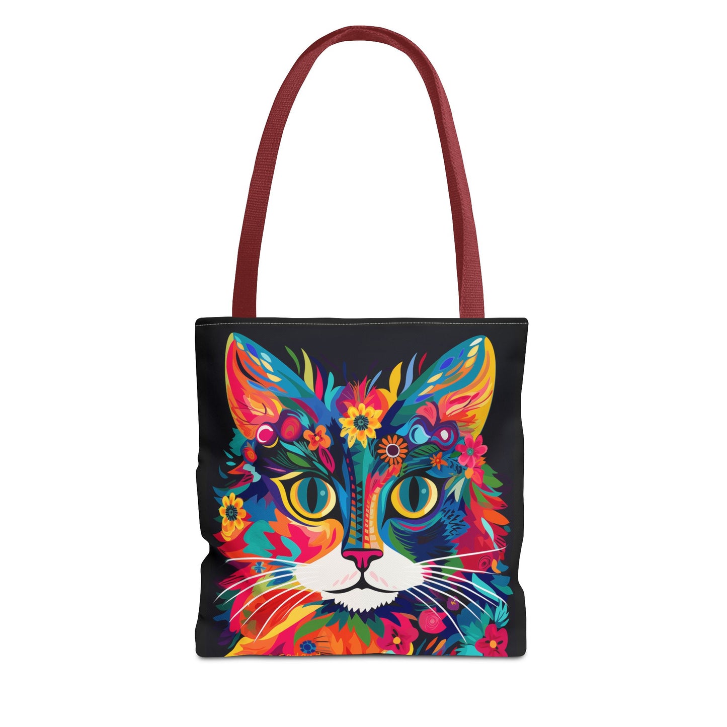 Meow De Fleur Art Cat Tote Bag