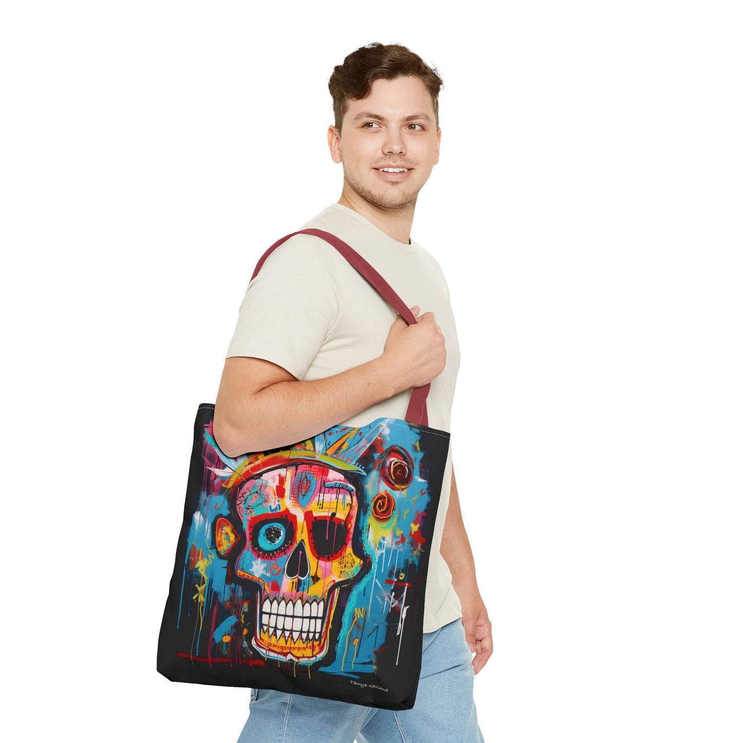 Skull with Crown Tote Bag (AOP)